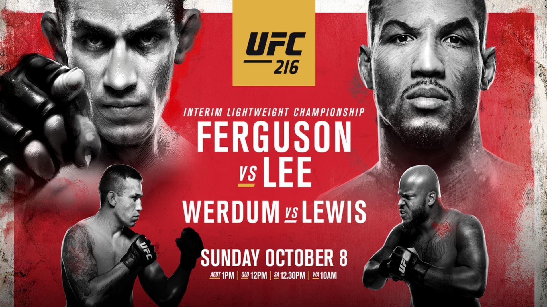 UFC 216: Ferguson vs. Lee