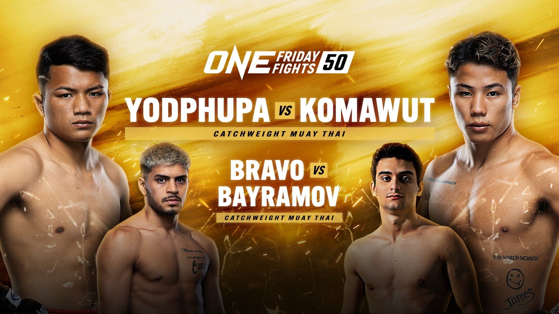 ONE Friday Fights 50: Yodphupa vs. Komawut