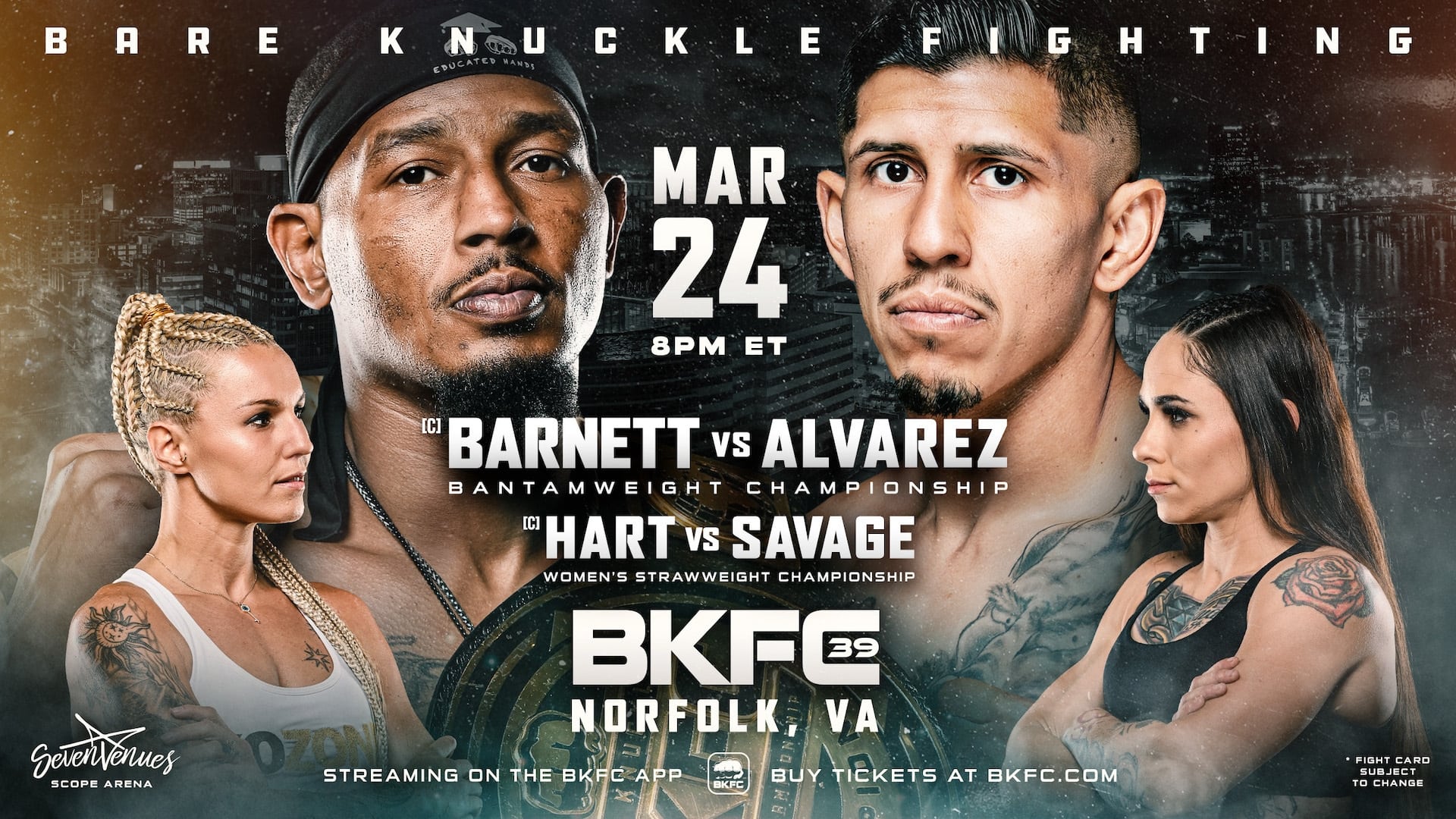 BKFC 39: Barnett vs. Alvarez