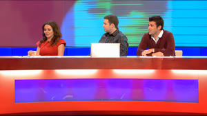 James Corden, Steve Jones, Gabby Logan, Carol Vorderman