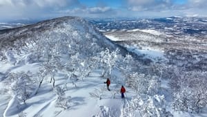 Winter Hiking in Karurusu, Noboribetsu