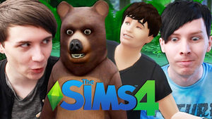 DIL GOES CAMPING! - Dan and Phil Play: Sims 4 #18