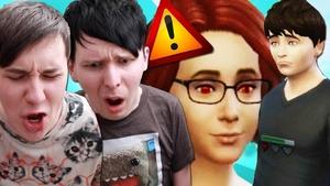 DIL HAS A STALKER - Dan and Phil Play: Sims 4 #15