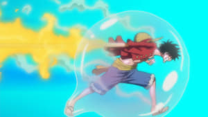 Luffy's All-out Attack! Red Hawk Blasts!