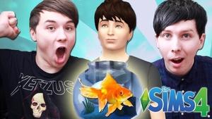 DIL GETS A PET - Dan and Phil Play: Sims 4 #14