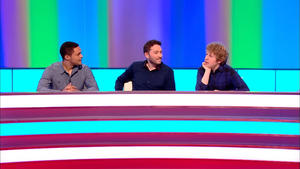 Jack Dee, Claudia Winkleman, Josh Widdicombe, Trevor Noah