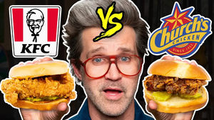 KFC vs. Church's Chicken Taste Test | FOOD FEUDS