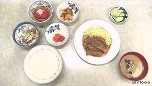 Pan-Fried Pork Belly with Ginger Set Meal of Yodobashi Market of Shinjuku Ward, Tokyo