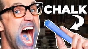 We Try Chalk Eating ASMR (Expectation vs. Reality)