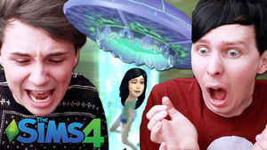 TABITHA GETS ABDUCTED - Dan and Phil Play: Sims 4 #26