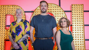 Iain Stirling, Harriet Dyer & Maria Shehata