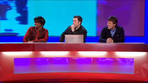 Gabby Logan, Johnny Vaughan, John Bishop, Denise Lewis