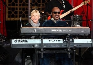 Stevie Wonder, Kristin Chenoweth, Kym Douglas, Melanie Moore