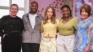 Laura Smyth, Kathy Lette and Ken Okoroafor