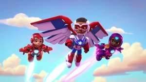 Captain America Goes Fast