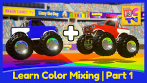 Learn Color Mixing with Monster Trucks - Part 1