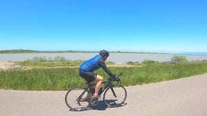 Cycling in the Suburbs of Sapporo