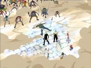 Sand Croc and Water Luffy! The Second Round of the Duel