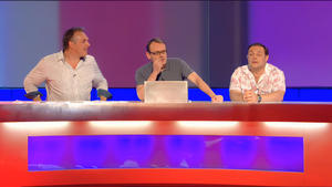 Peter Andre, Greg Davies, Sarah Millican, John Thomson