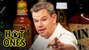 Matt Damon Sweats from His Scalp While Eating Spicy Wings