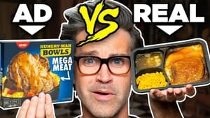 Frozen Food Ads vs. Real Life Food (Test)