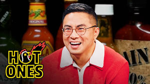 Bowen Yang Takes a Hero's Journey While Eating Spicy Wings