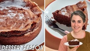Claire Saffitz Makes Flourless CHOCOLATE CAKE