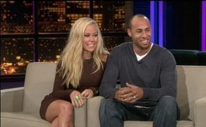 Kendra Wilkinson and Hank Baskett - Guest host Ross Mathews