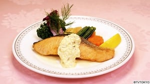 Special Garlic Soup and Fresh Salmon Sauteed in Butter of Chiba City, Chiba Prefecture