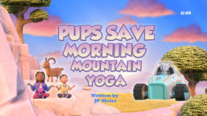 Pups Save Morning Mountain Yoga