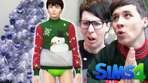 DIL GETS FESTIVE - Dan and Phil Play: Sims 4 #8