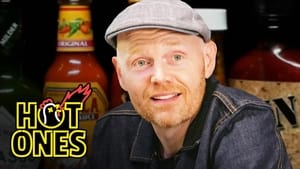 Bill Burr Gets Red in the Face While Eating Spicy Wings