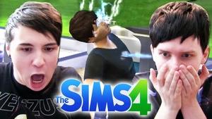 DIL NEARLY DIES - Dan and Phil Play: Sims 4 #5