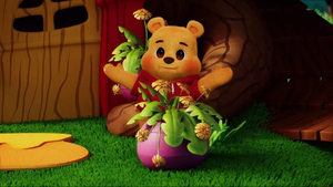 Pooh Bear Plays Hide-and-Seek