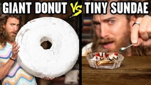 Giant vs. Tiny Food Taste Test