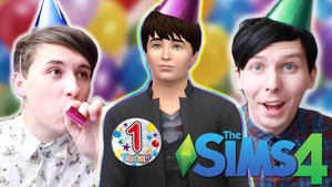 DIL’S FIRST BIRTHDAY - Dan and Phil Play: Sims 4 #20