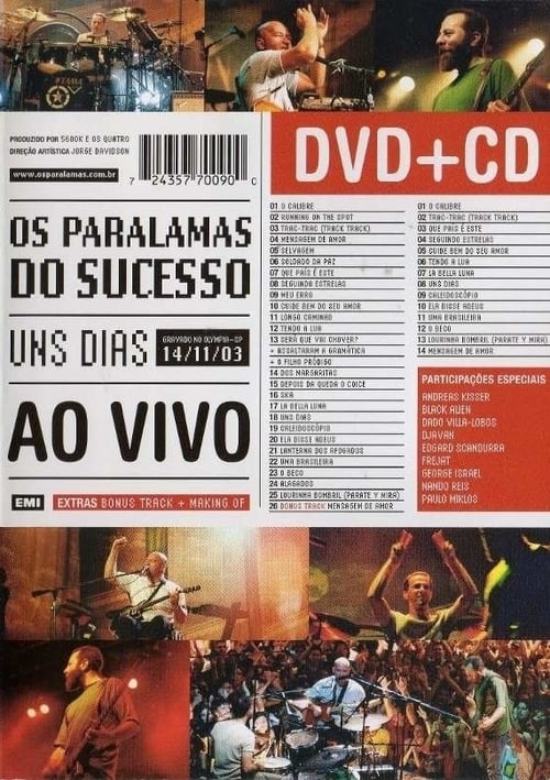 Os Paralamas do Sucesso - Uns Dias Ao Vivo