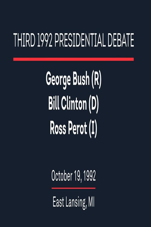 1992 Third Presidential Debate