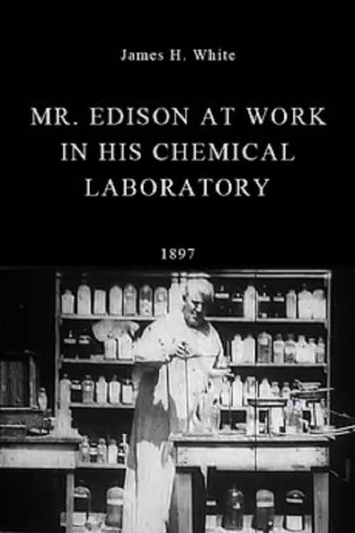 Mr. Edison at Work in His Chemical Laboratory