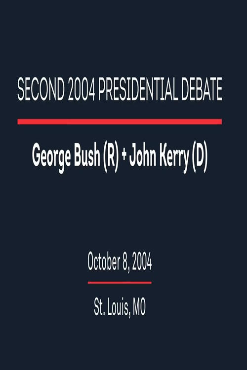 2004 Second Presidential Debate