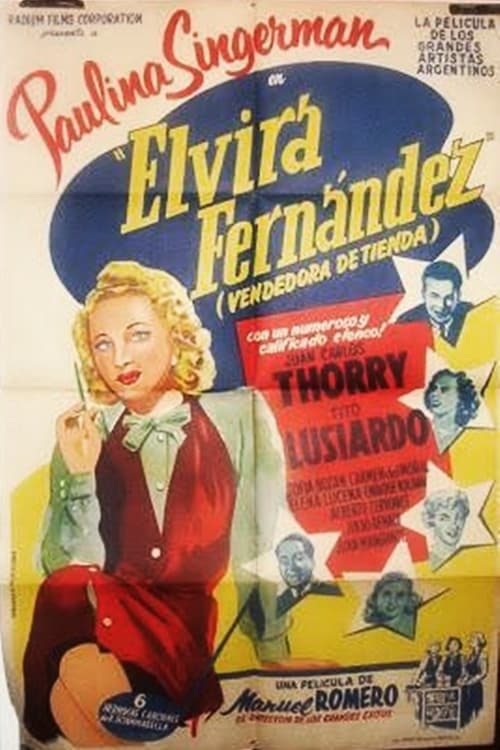 Elvira Fernández, vendedora de tienda