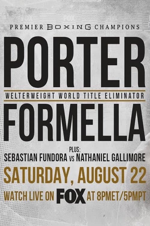 Shawn Porter vs. Sebastian Formella