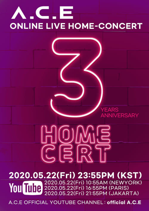 A.C.E 'HOMECERT' 3RD DEBUT-ANNIVERSARY