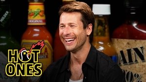 Glen Powell Needs a Wingman While Eating Spicy Wings